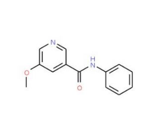 5-Methoxy-N-phenylnicotinamide (CAS 1138443-84-1) - chemical structure image