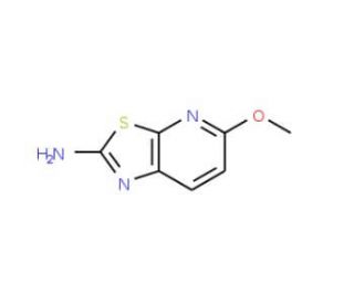 5-Methoxy[1,3]thiazolo[5,4-b]pyridin-2-amine (CAS 13797-77-8) - chemical structure image