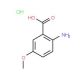 5-Methoxyanthranilic acid HCl (CAS 1882-70-8) - chemical structure image