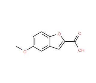 5-Methoxybenzofuran-2-carboxylic acid (CAS 10242-08-7) - chemical structure image