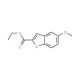 5-Methoxybenzofuran-2-carboxylic acid, ethyl ester (CAS 50551-56-9) - chemical structure image