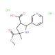 5-(Methoxycarbonyl)-5-methyl-2-(3-pyridinyl)-3-pyrrolidinecarboxylic acid dihydrochloride - chemical structure image