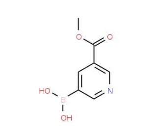 5-(Methoxycarbonyl)pyridine-3-boronic acid (CAS 871329-53-2) - chemical structure image