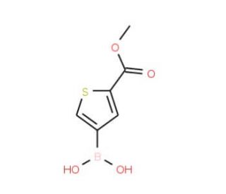 5-(Methoxycarbonyl)thiophene-3-boronic acid (CAS 957062-52-1) - chemical structure image