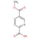 5-(Methoxycarbonyl)picolinic Acid (CAS 17874-79-2) - chemical structure image