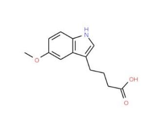 5-Methoxyindole-3-butyric acid (CAS 83696-90-6) - chemical structure image