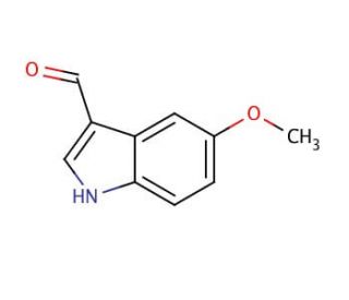 5-Methoxyindole-3-carboxaldehyde (CAS 10601-19-1) - chemical structure image
