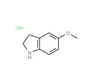 5-Methoxyindoline hydrochloride (CAS 4770-39-2) - chemical structure image