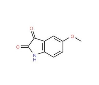 5-Methoxyisatin (CAS 39755-95-8) - chemical structure image