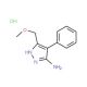 5-Methoxymethyl-4-phenyl-2H-pyrazol-3-ylamine hydrochloride 的分子结构 5-Methoxymethyl-4-phenyl-2H-pyrazol-3-ylamine hydrochloride - chemical structure image