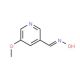5-Methoxynicotinaldehyde oxime (CAS 1087659-31-1) - chemical structure image