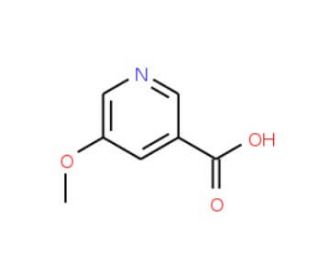 5-Methoxypyridine-3-carboxylic acid (CAS 20826-03-3) - chemical structure image