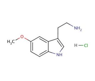 5-Methoxytryptamine Hydrochloride (CAS 66-83-1) - chemical structure image