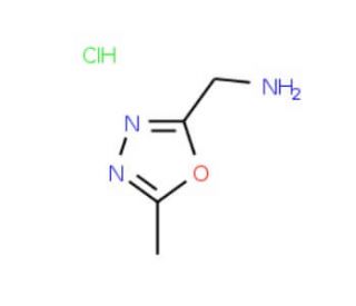 (5-Methyl-1,3,4-oxadiazol-2-yl)methylamine hydrochloride (CAS 612511-96-3) - chemical structure image