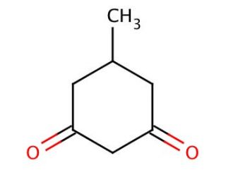 5-Methyl-1,3-cyclohexanedione (CAS 4341-24-6) - chemical structure image