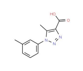5-methyl-1-(3-methylphenyl)-1H-1,2,3-triazole-4-carboxylic acid - chemical structure image