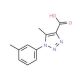 5-methyl-1-(3-methylphenyl)-1H-1,2,3-triazole-4-carboxylic acid - chemical structure image