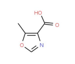5-Methyl-1,3-oxazole-4-carboxylic acid (CAS 103879-58-9) - chemical structure image