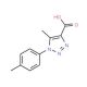 5-methyl-1-(4-methylphenyl)-1H-1,2,3-triazole-4-carboxylic acid - chemical structure image