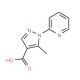 5-methyl-1-pyridin-2-yl-1H-pyrazole-4-carboxylic acid - chemical structure image
