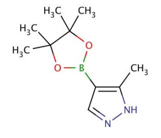 5-Methyl-1H-pyrazole-4-boronic acid, pinacol ester - chemical structure image