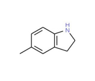 5-Methyl-2,3-dihydro-1H-indole (CAS 65826-95-1) - chemical structure image