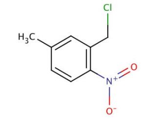 5-Methyl-2-nitrobenzyl chloride (CAS 66424-91-7) - chemical structure image