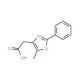 (5-Methyl-2-phenyl-1,3-oxazol-4-yl)acetic acid 的分子结构, CAS编号: 107367-98-6 (5-Methyl-2-phenyl-1,3-oxazol-4-yl)acetic acid (CAS 107367-98-6) - chemical structure image