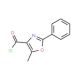 5-Methyl-2-phenyl-1,3-oxazole-4-carbonyl chloride (CAS 51655-71-1) - chemical structure image
