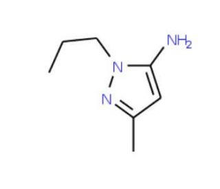 5-Methyl-2-propyl-2H-pyrazol-3-ylamine (CAS 3524-34-3) - chemical structure image
