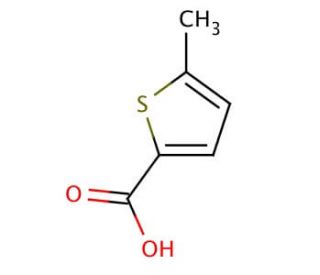 5-Methyl-2-thiophenecarboxylic acid (CAS 1918-79-2) - chemical structure image
