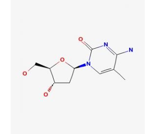5-Methyl-2&prime;-deoxycytidine (CAS 838-07-3) - chemical structure image