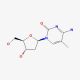5-Methyl-2′-deoxycytidine (CAS 838-07-3) - chemical structure image