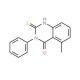 5-Methyl-3-phenyl-2-thioxo-2,3-dihydro-4(1H)-quinazolinone - chemical structure image