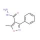 5-Methyl-3-phenyl-4-isoxazolecarbohydrazide (CAS 18336-75-9) - chemical structure image