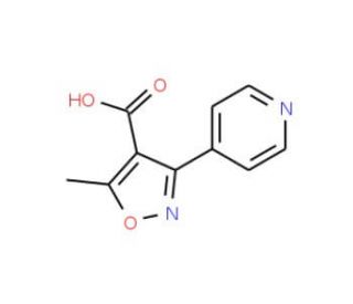 5-Methyl-3-pyridin-4-yl-isoxazole-4-carboxylic acid - chemical structure image