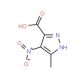 5-methyl-4-nitro-1H-pyrazole-3-carboxylic acid (CAS 5334-38-3) - chemical structure image