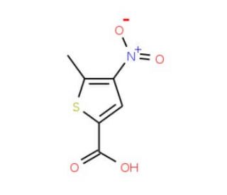 5-methyl-4-nitrothiophene-2-carboxylic acid (CAS 36050-35-8) - chemical structure image