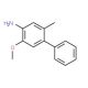 5-Methyl-4-phenyl-o-anisidine (CAS 206761-76-4) - chemical structure image