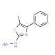 (5-Methyl-4-phenyl-thiazol-2-yl)-hydrazine - chemical structure image