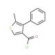 5-methyl-4-phenylthiophene-3-carbonyl chloride - chemical structure image