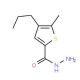 5-methyl-4-propylthiophene-2-carbohydrazide - chemical structure image