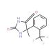 5-methyl-5-[2-(trifluoromethyl)phenyl]imidazolidine-2,4-dione - chemical structure image