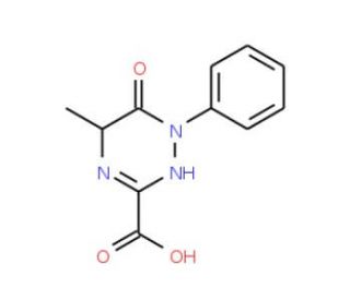 5-methyl-6-oxo-1-phenyl-1,4,5,6-tetrahydro-1,2,4-triazine-3-carboxylic acid - chemical structure image