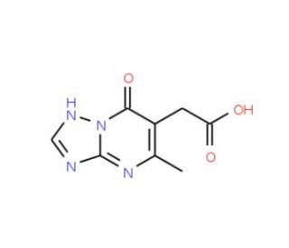 (5-Methyl-7-oxo-4,7-dihydro-[1,2,4]triazolo-[1,5-a]pyrimidin-6-yl)-acetic acid - chemical structure image