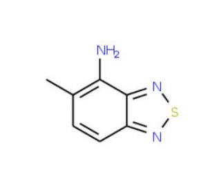 5-Methyl-benzo[1,2,5]thiadiazol-4-ylamine (CAS 3338-93-0) - chemical structure image