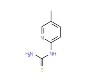 (5-Methyl-pyridin-2-yl)-thiourea (CAS 131185-00-7) - chemical structure image