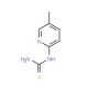 (5-Methyl-pyridin-2-yl)-thiourea (CAS 131185-00-7) - chemical structure image