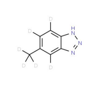 5-Methylbenzotriazole-d6 (CAS 1246820-65-4) - chemical structure image
