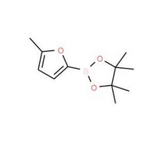 5-Methylfuran-2-boronic acid pinacol ester (CAS 338998-93-9) - chemical structure image